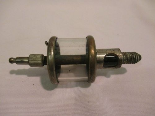 VINTAGE DELAVAL CREAM SEPERATER ENGINE OILER GLASS &amp; METAL