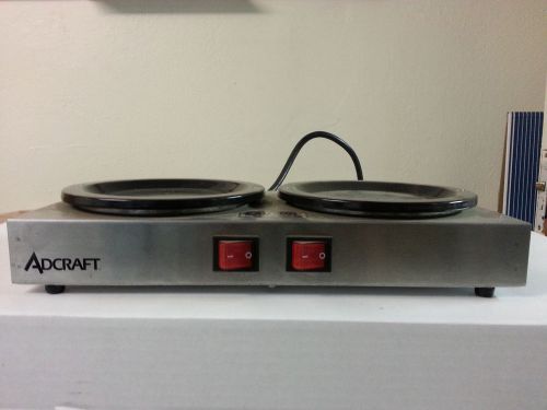 Adcraft Side-by-Side Coffee Warmer