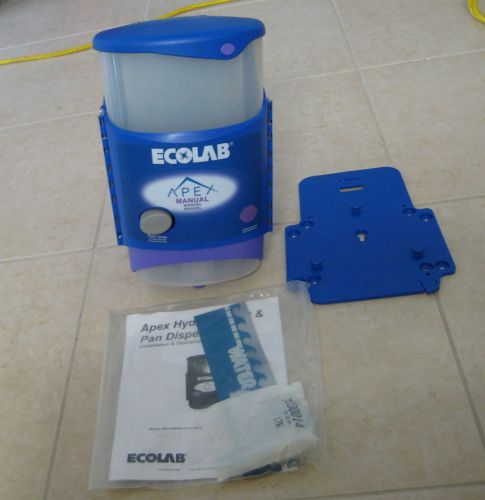 NIB ECOLAB APEX  MANUAL HYDRAULIC POT &amp; PAN DETERGENT DISPENSER 92231020