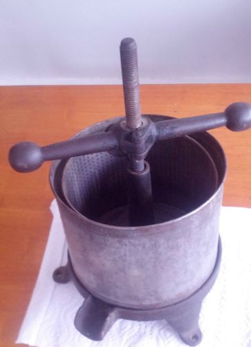 Vintage Cast Iron Sausage Meat Press Stuffer Grinder