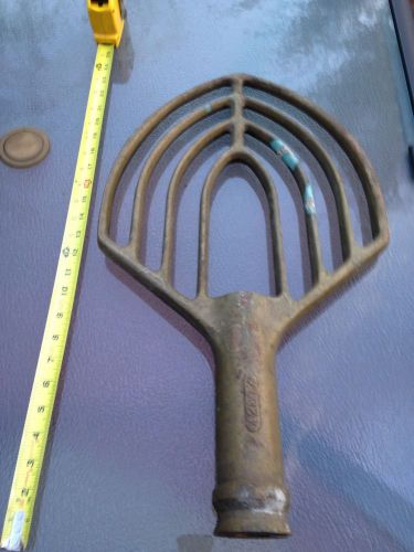 Vintage Brass Flat Mixer 19 Lbs 140 Qt 13 1/4&#034; X 23&#034;  42072