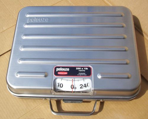 Rubbermaid fg250ss 250ss briefcase receiving scale, 250# capacity msrp: $140.92 for sale
