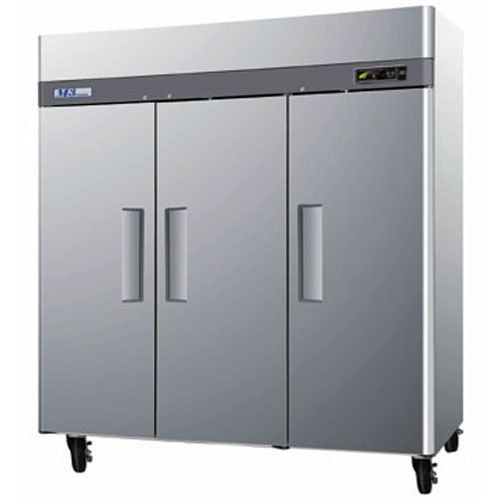 Turbo M3F72-3 Reach-In Freezer, 3 Stainless Steel Doors, 77-3/4&#034; &#034; Wide, 72 Cubi