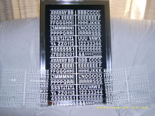 L@@k large size message menu board sign w/letter &amp; number sets! for sale