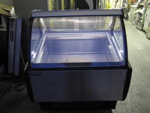 MASERTBILT Gelato Case Displayer GEL-6 Ice Cream Dipping Cabinet 24 Pan Cap. 47&#034;