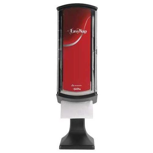 Georgia-Pacific EasyNap&amp;reg; Black Wall or Base Mount Tower Napkin Dispenser