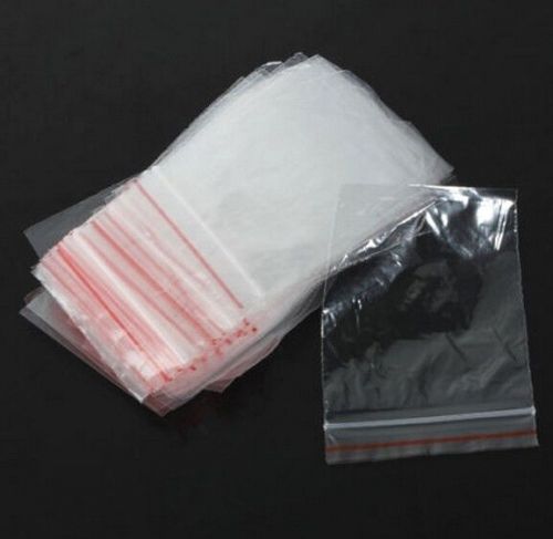 FD801 Jewelry Ziplock Zip Lock Reclosable Plastic Poly Clear Bags ~5X7cm 100PCs#