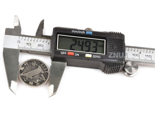 LCD Digital Electronic Gauge Stainless Steel Vernier Caliper 6&#034; 50mm Micrometer