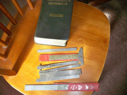 vintage machinist measuring Handbook Starrett 603 rules Sandvik  Germany Dunlap