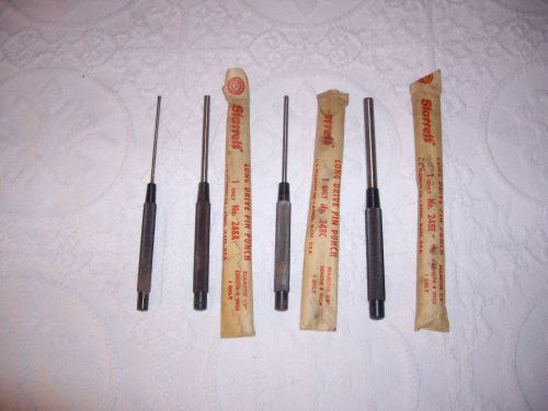 STARRETT No. 248 LONG DRIVE PIN PUNCHES machinist tools *8