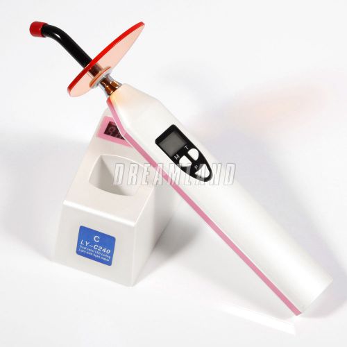 Dental 5W Curing Light Cordless LED Lamp 1500mw/cm2 ST1 PINK