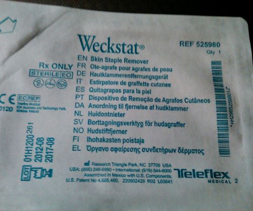 NEW Weckstat Skin Staple Remover Sterile. Free shipping.