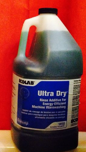 ECOLAB JET DRY RINSE ADDITIVE 4 Energy Efficient Machine