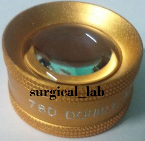 78 D ASPHERIC GOLDEN LENS INDIA MADE WITH INDIAN CASE