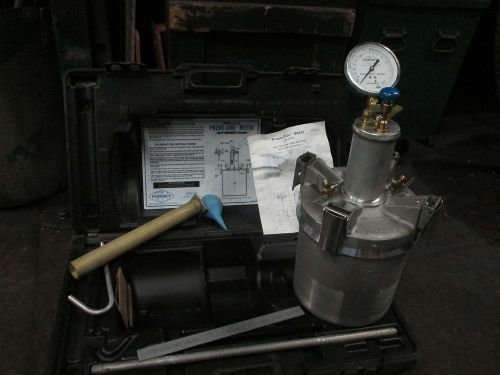 FORNEY PRESS-AIRE CEMENT METER MODEL LA-0316  DEMO MODEL MINT COND