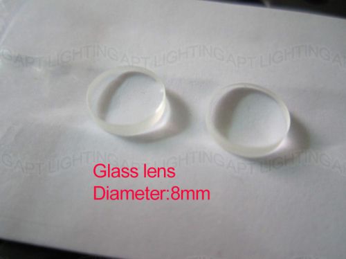 2pcs 808nm laser diode focus glass lens/ collimating lens / diameter 8mm for sale