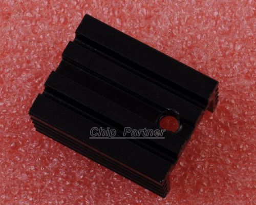 10PCS TO-220 U-Shape Heat Sink Black TO220 20x15x10mm IC Heat Sink Aluminum