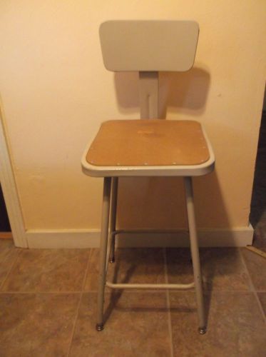 Vintage Industrial Drafting Stool Bar Kitchen Metal Retro Chair Mid Century Eame