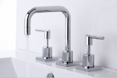 LINSOL DOM BATHROOM 3 BASIN SINK OR VANITY TAP SET - WATER FAUCET TAPS