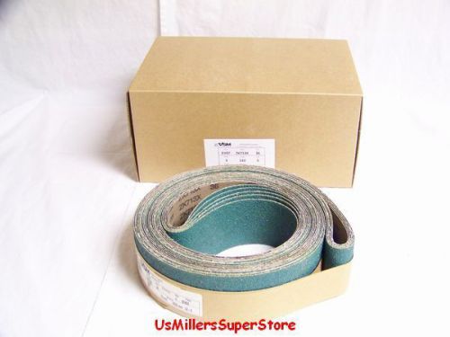 VSM ZK713X Sanding Belts 3 x 132 Grit:36 Qty:5