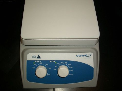 VWR Hotplate Stirrer Stirring Hot Plate 12365-382 with 7x7 ceramic top