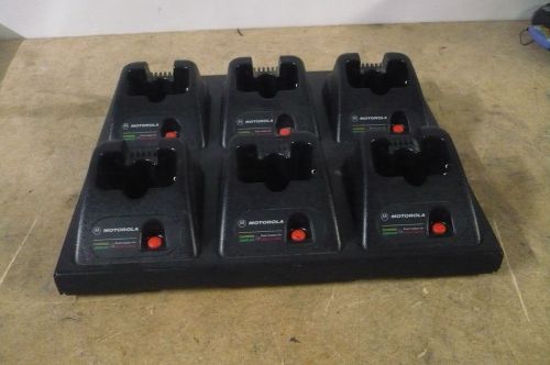 Motorola SP50 6 Bay Multi-Unit Charger Docks HTN9067B