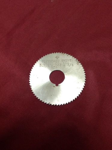 Cleveland Cutting Screw Slotting Saw HSS 2-3/4&#034; D x .064&#034; W x 3/4&#034; hole