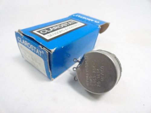 150535 New In Box, Clarostat RV4NAYSD253A Potentiometer, 25kOhm, 2 watt