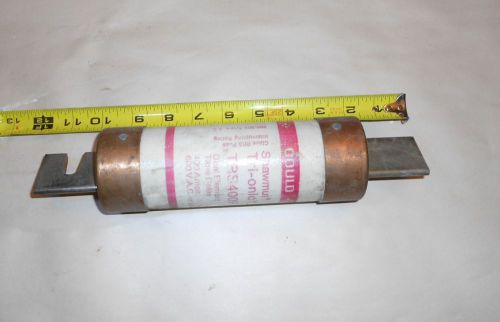 Gould shawmut tri-onic trs400r , 400 amp 600 vac time delay fuse, rk5 for sale