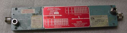 Narda 3020A Dual Directional Coupler.  50MHz to 1GHz,  20dB