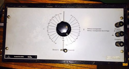 Siemens Terzieb One-third Octave Band Filter Vintage Klangfilm Oil Caps Trans