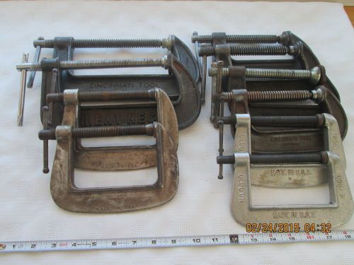 Heavy Duty C-Clamps Lot of 10