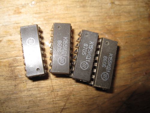 KM155ID1 = 74141 K155ID1   Nixie Driver FREE SHIPPING  LOT of 4 pcs