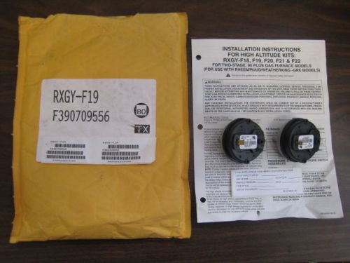 New Rheem Ruud RXGY-F19 90 Plus Furnace High Altitude Pressure Switch Kit