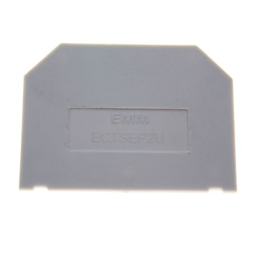 EMM ECTSEP2U TERMINAL BLOCK END BARRIER PLATE (100 PACK)