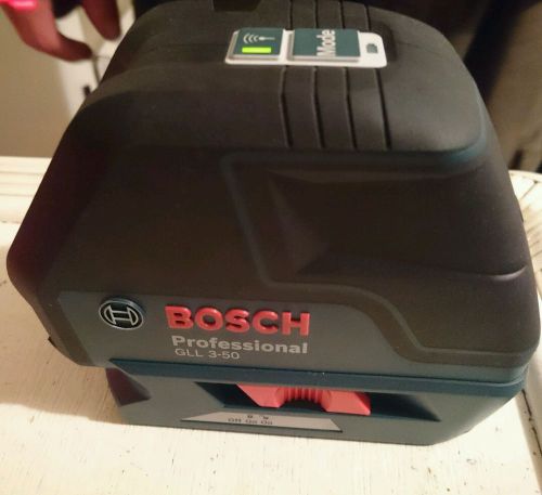 USED BOSCH GLL3-50 360 Degree 3-Plane Leveling Alignment Multi Line Laser Level