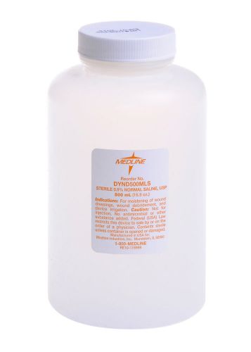 Medline Sterile Saline Solution (Case of 18)