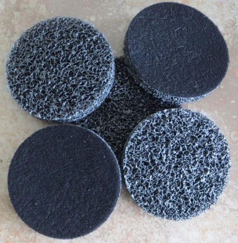 Lot of 5 /  3m 5&#034; x nh scotch-brite black coating removal disc s xcs for j hook for sale