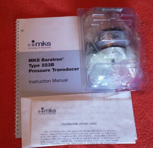 MKS 223B 25582 Pressure Transducer 10 Torr 0-10 VDC output 15 VDC input