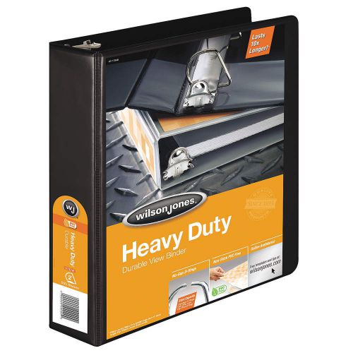 Heavy Duty Binder, View, D-Ring, 2in, Black W385-44BPP1