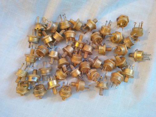 Lot Of 42 RCA 856M Rectifiers And Various Others, AS-IS or Gold Scrap.