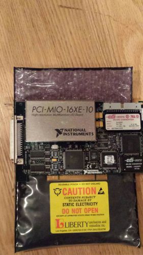 National Instruments NI PCI-MIO-16XE-10 High-resolution Multifunction I/O Board