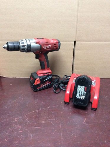 *pre owned* milwaukee 0824-20 18v li-ion 1/2&#034; cordless hammer drill for sale