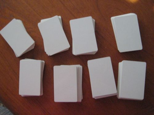 200 count, cr-80 white plastic pvc cards, for sale