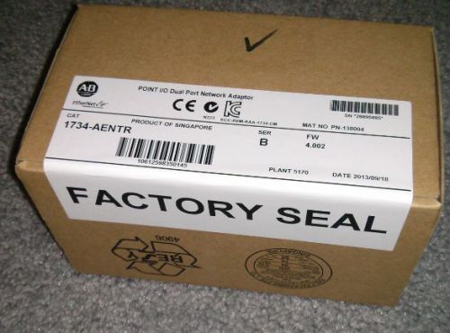 Allen Bradley 1734-AENTR I/O Adapter, NIB with Factory Seal