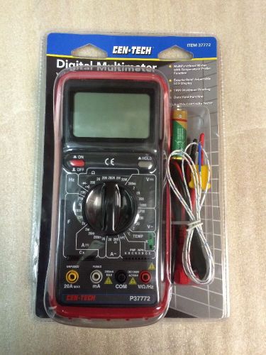 NEW Cen-Tech 11 Function Digital Multimeter with Temperture Measurement