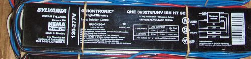 3  New Sylvania  Ballasts  QHE3x32T8/UNV ISH HT SC, QHE3x32T8/UNV ISH-SC-HT-B