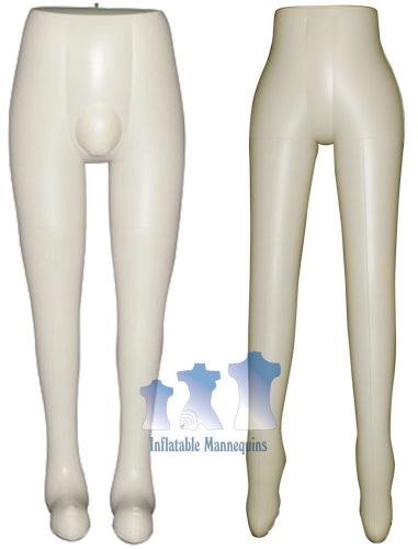 His &amp; Her Special - Inflatable Mannequin - Leg Forms, Ivory