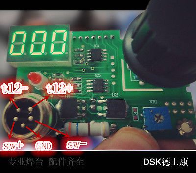 Digital 936 soldering iron station  controller for a1322 t12  t2 heating core for sale