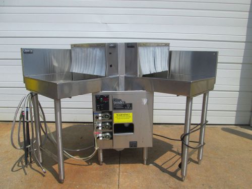 Glastender GT-18+2-IC Underbar Glasswasher, Corner Pass-Thru Unit